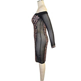 Geometric Brown Print Dress,  - Glam Necessities By Sequoia Wilson