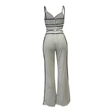 Stripe Split Pants Set,  - Glam Necessities By Sequoia Wilson