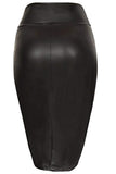 Kimberly Faux Leather Pencil Skirt,  - Glam Necessities By Sequoia Wilson