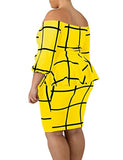 Boxed Peplum Dress,  - Glam Necessities By Sequoia Wilson
