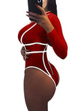 Krazi Stripe Red Bodysuit,  - Glam Necessities By Sequoia Wilson