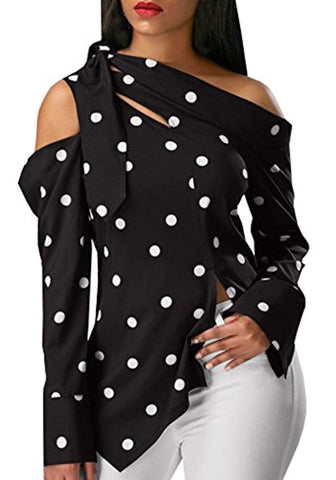 Vintage Polka Dot Top, Tops - Glam Necessities By Sequoia Wilson