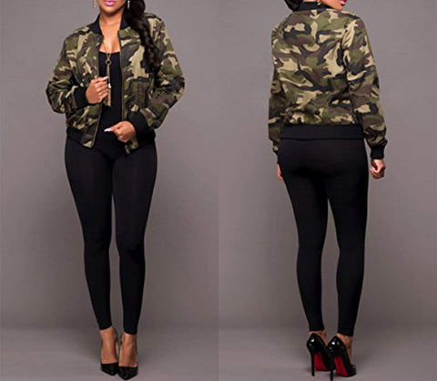 Camouflage Bomber,  - Glam Necessities By Sequoia Wilson