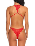 High Neck Lace Lingerie,  - Glam Necessities By Sequoia Wilson