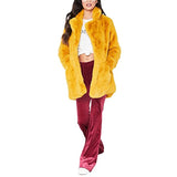 Fuzzy Faux Fur Long Coat,  - Glam Necessities By Sequoia Wilson