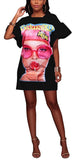 Graffiti Print Party Dress,  - Glam Necessities By Sequoia Wilson