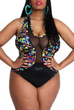 Color Splate Swimsuit,  - Glam Necessities By Sequoia Wilson