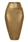 Kimberly Faux Leather Pencil Skirt,  - Glam Necessities By Sequoia Wilson