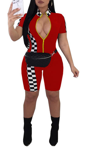 Racer Chic Jumpsuit,  - Glam Necessities By Sequoia Wilson