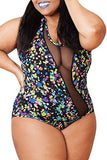 Color Splate Swimsuit,  - Glam Necessities By Sequoia Wilson