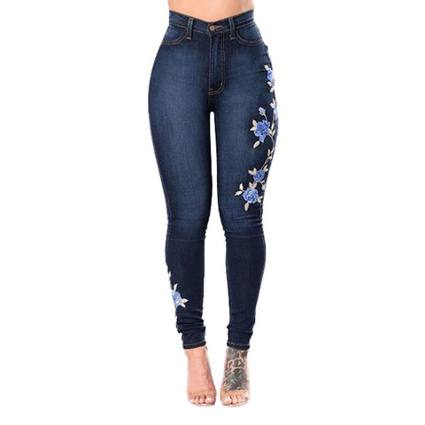 Denim Rose Pants, Pants - Glam Necessities By Sequoia Wilson