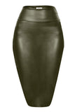 Kimberly Faux Leather Pencil Skirt,  - Glam Necessities By Sequoia Wilson