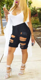 Jess Destroyed Shorts, Shorts - Glam Necessities By Sequoia Wilson
