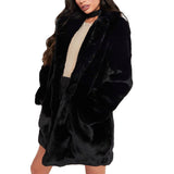 Fuzzy Faux Fur Long Coat,  - Glam Necessities By Sequoia Wilson