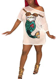 Graffiti Print Party Dress,  - Glam Necessities By Sequoia Wilson