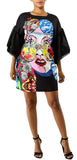 Graffiti Print Party Dress,  - Glam Necessities By Sequoia Wilson