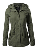 Brandi Military Hoodie Jacket,  - Glam Necessities By Sequoia Wilson