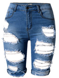 Jess Destroyed Shorts, Shorts - Glam Necessities By Sequoia Wilson