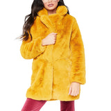 Fuzzy Faux Fur Long Coat,  - Glam Necessities By Sequoia Wilson