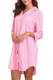 Boyfriend Stripe Nightgown,  - Glam Necessities By Sequoia Wilson