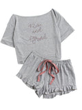 "Rise & Grind" Pajama Set,  - Glam Necessities By Sequoia Wilson